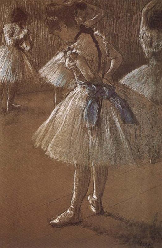 Edgar Degas Dress rehearsal Dancer china oil painting image